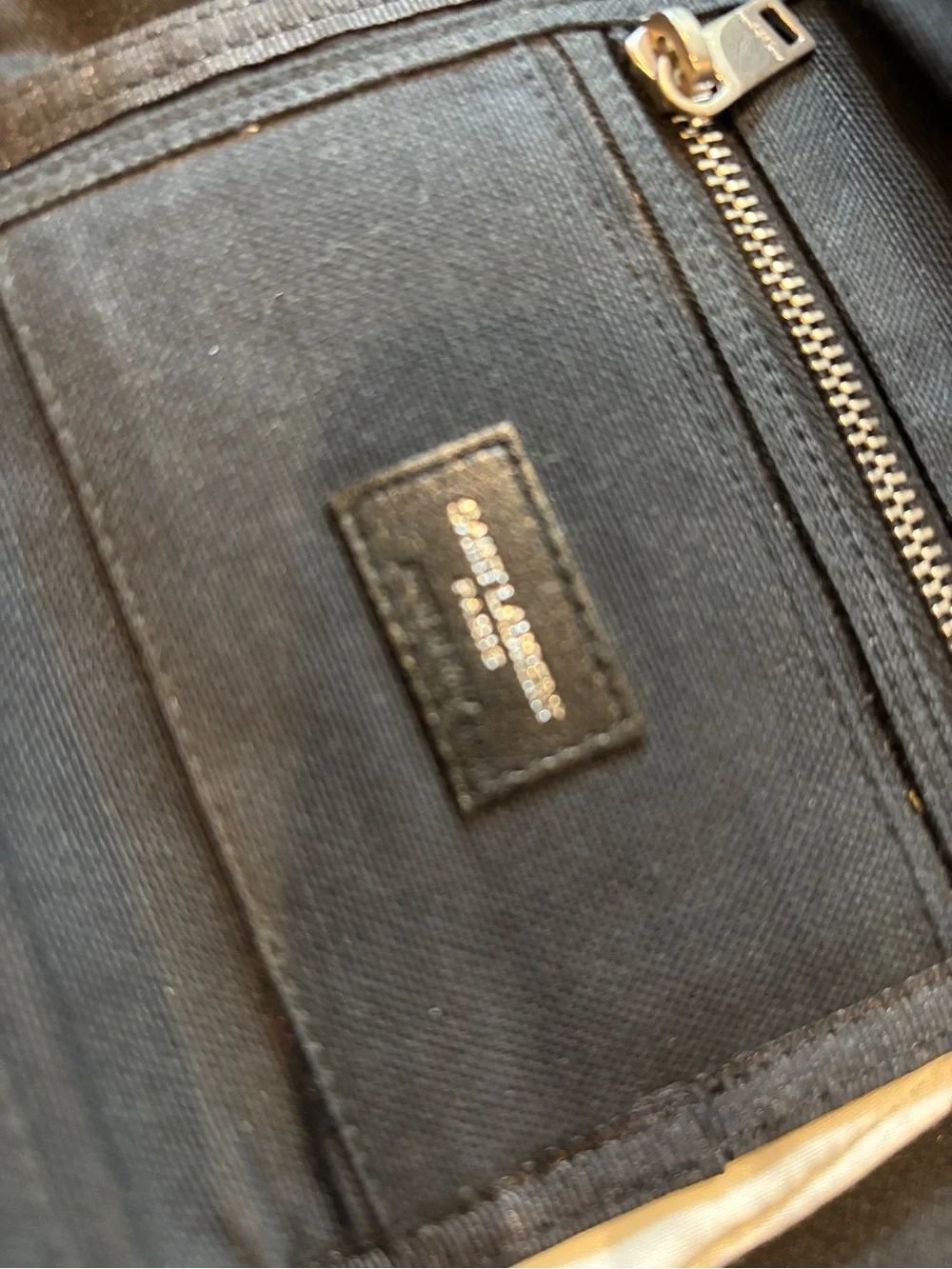 Saint Laurent Tricolor Flag Canvas Wallet in Red, White & Blue